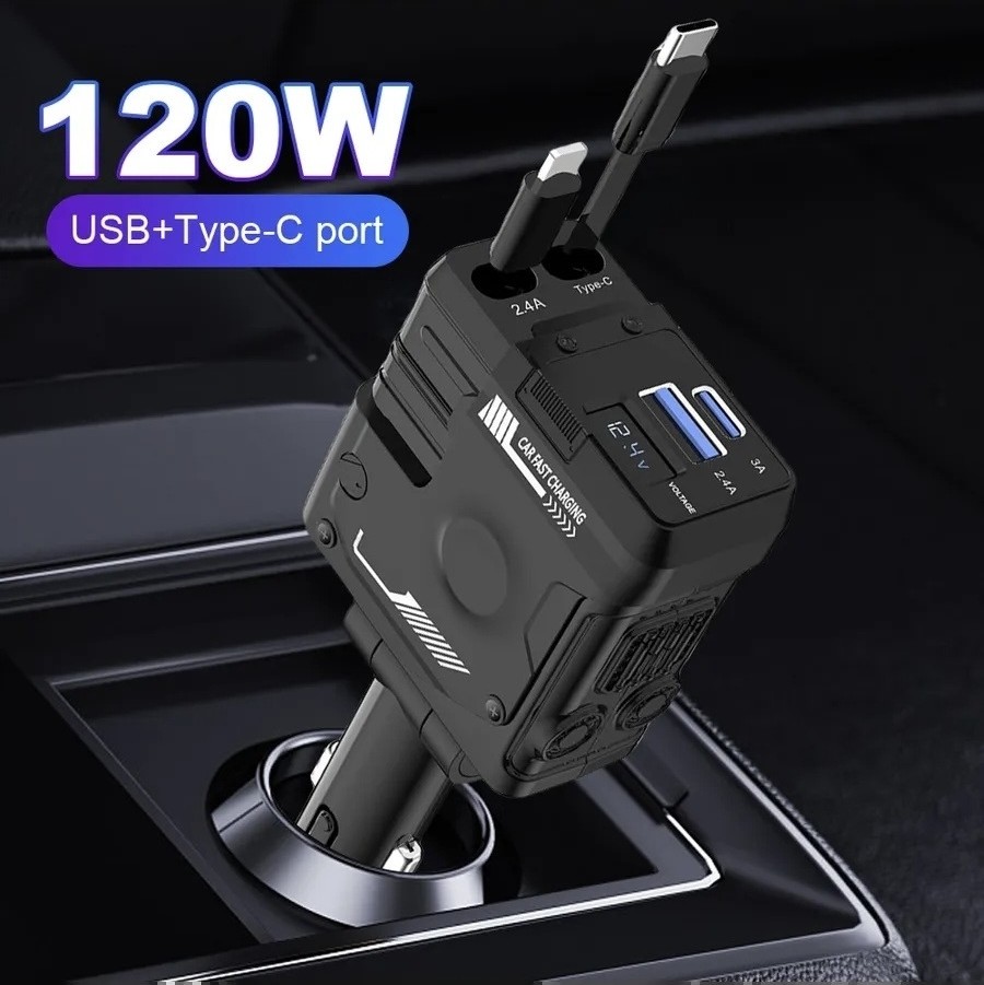 Выдвижной кабель в действии